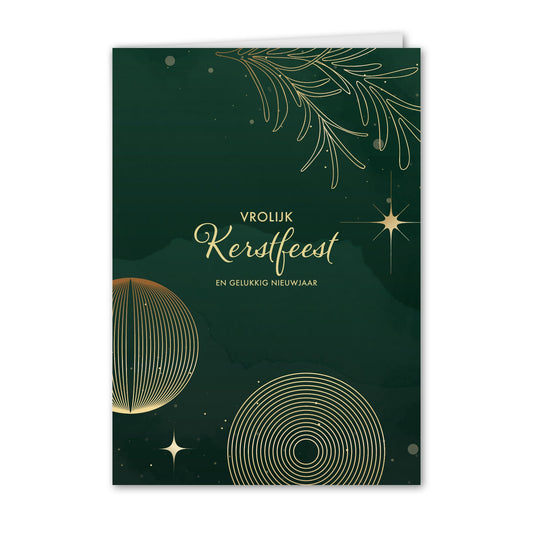 Kerstkaart Winter Decoraties