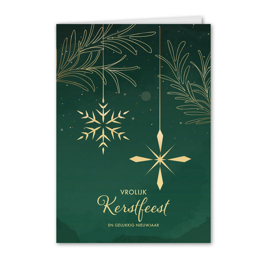 Kerstkaart Winter Decoraties