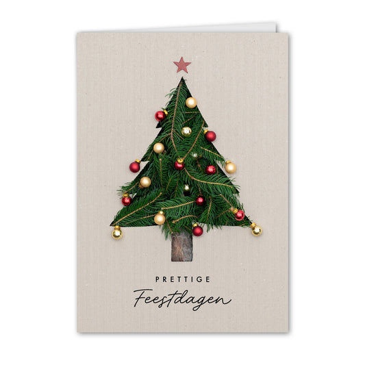 Kerstkaart Kerstboom Creatief