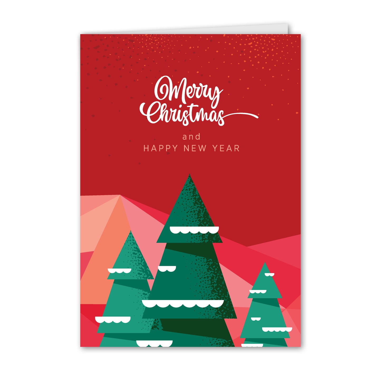 Christmas Card Christmas Pines Abstract