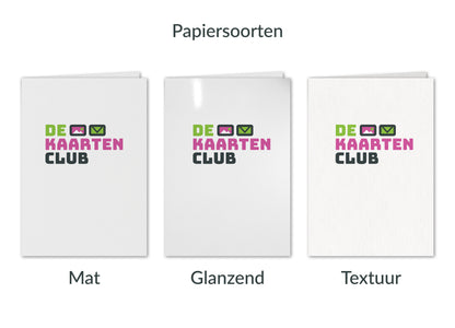 Trouwkaart Abstracte Verfvormen (gepersonaliseerd)