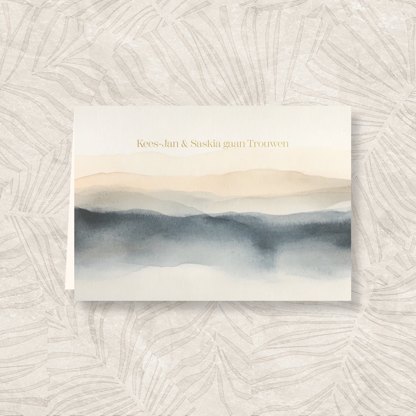 Trouwkaart Dreamy Horizons - Grijs
