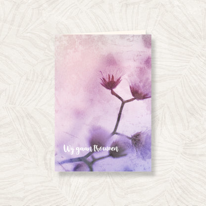 Trouwkaart Blooming Light