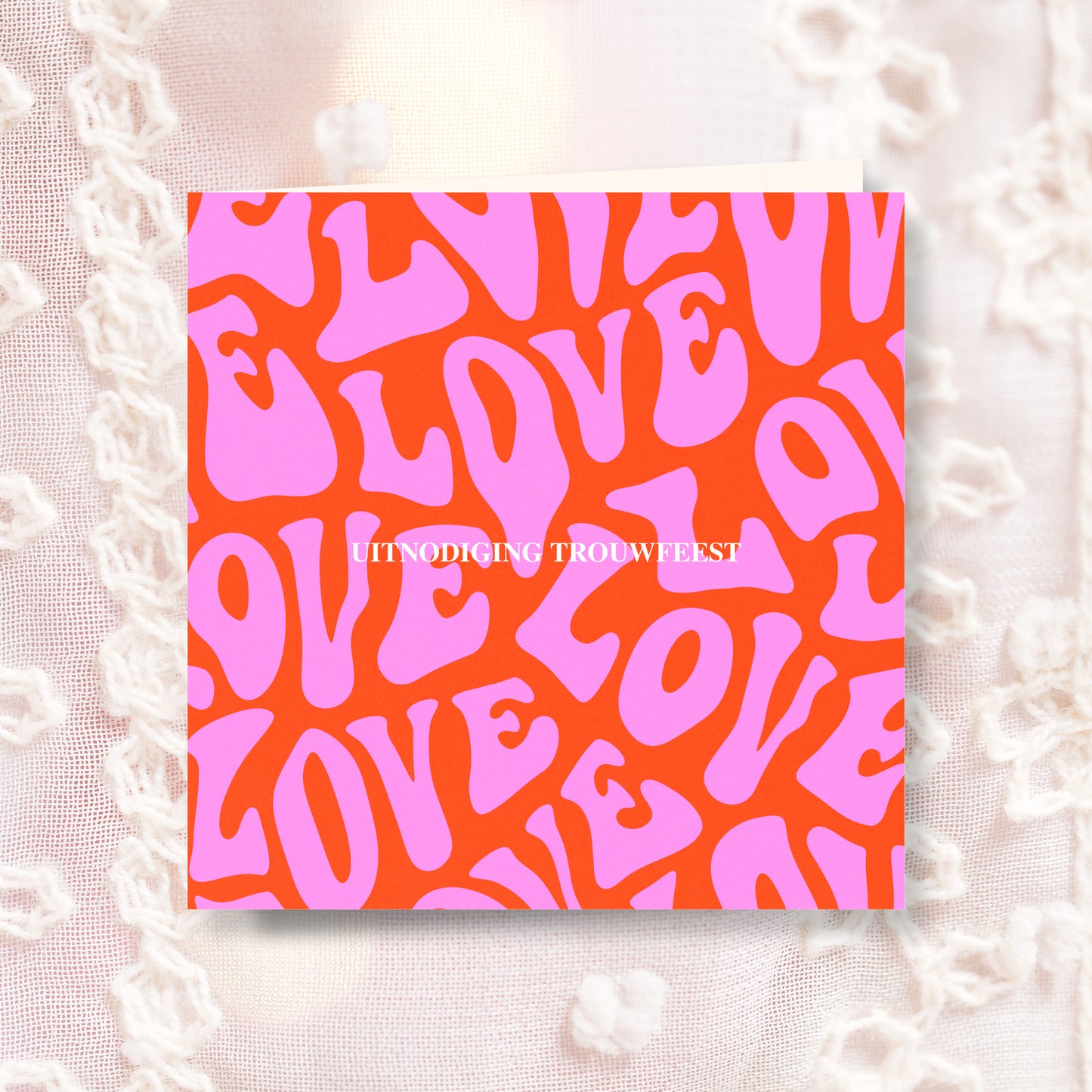 Trouwkaart Sweet Hearts - Love