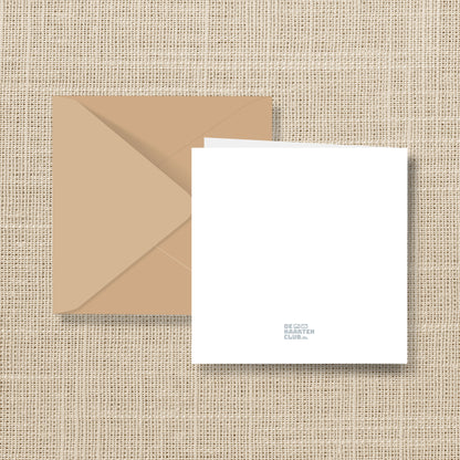 Trouwkaart Wildflower Beige