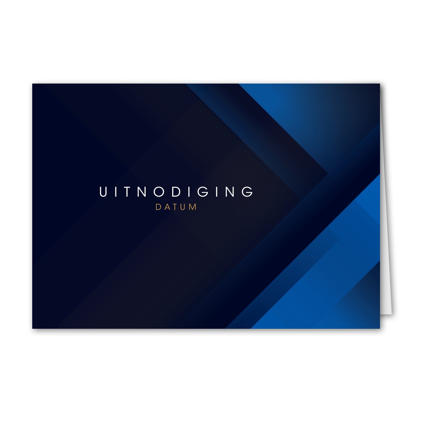 Uitnodiging Stijlvol en Zakelijk (gepersonaliseerd)