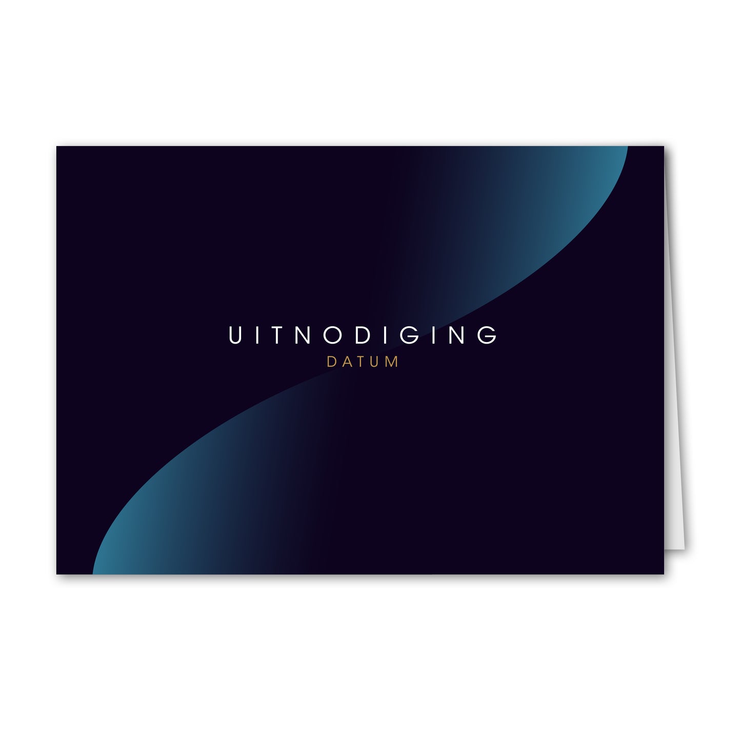 Uitnodiging Stijlvol en Zakelijk (gepersonaliseerd)