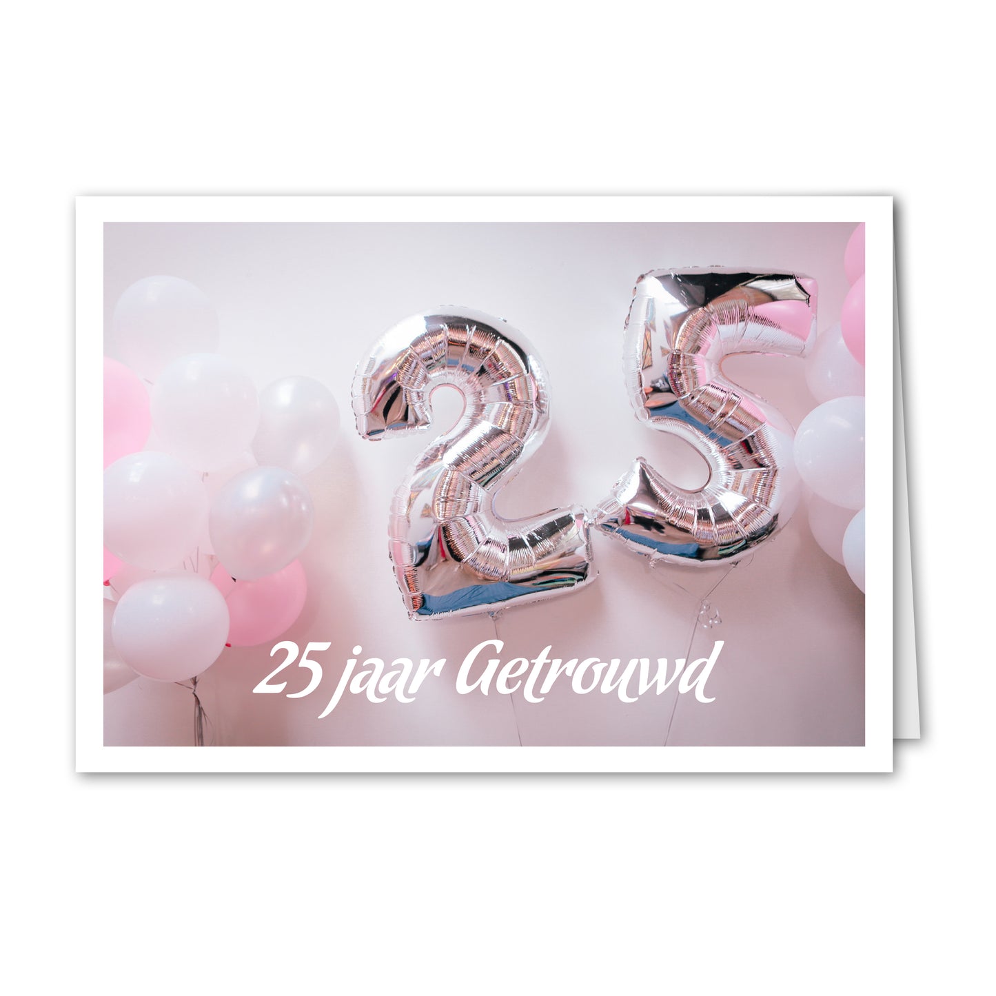 Uitnodiging 25 jaar getrouwd (gepersonaliseerd)